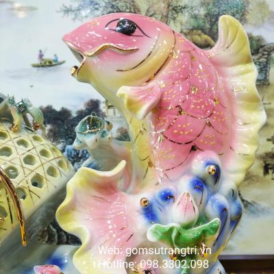 Tượng Cá Chép và Giỏ Cua